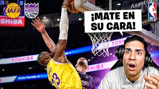 ¡LEBRON👑 POSTERIZA A UN 213m CON 39 AÑOS😱 ¿COMO ES POSIBLE  LAKERS vs KINGS 73 [upl. by Seldun]