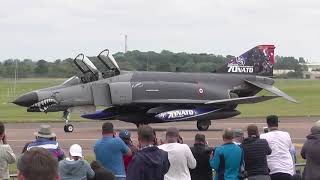 F4 Phantoms departure from Fairford [upl. by Cochrane]