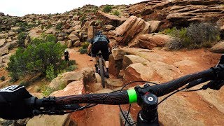 Mountain Biking Captain Ahab in Moab Utah  4k [upl. by Neelloj]