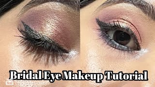 Bridal eye makeup tutorial  priyankamakeover trending youtube youtubeshorts shorts makeup [upl. by Demaria]