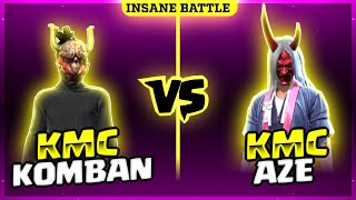 PRACTICE MAKES A MAN PERFECT 🔥 KMC AZE 🖥️ VS KMC KOMBAN🖥️ [upl. by Ahsieym]