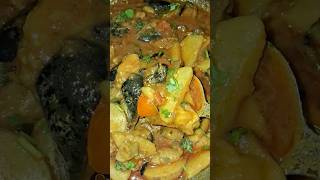 Swadisht aloo baigan ki ￼recipe 😋😋food indianfood cooking indianrecipe [upl. by Ssew]