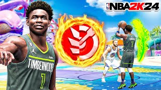 ANTHONY EDWARDS SLASHER BUILD is BREAKING NBA 2K24 [upl. by Alex77]