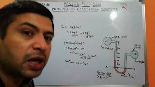 Problems on differential manometer II [upl. by Combes]