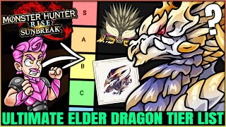 100 Correct PERFECT Elder Dragon Tier List  Best Ranking Before Monster Hunter 6 [upl. by Eiuqcaj]