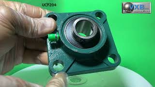 UCF204  Square Flanged Cast Housing Mounted Bearings [upl. by Alliuqa309]