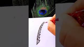 Easy leaves vine 🌿 mehndi leaf youtubeshorts [upl. by Anelad]