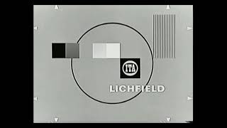 ATV Midlands startup with Ray Moore ITA Anno over Lichfield Picasso Pat Astley voice over clock [upl. by Daeriam422]