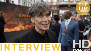 Cillian Murphy interview on Oppenheimer at London premiere [upl. by Vallery]