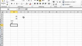 excel 2010 getal als tekst [upl. by Accebber]