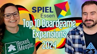 Top 10 Board Game Expansions at Essen Spiel 2024 [upl. by Enitsud]