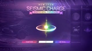 I GOT THE NEW SEISMIC CHARGE GOAL EXPLOSION IN ROCKET LEAGUE  BEST GOAL EXPLOSION [upl. by Leynwad]