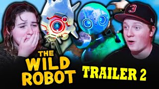 THE WILD ROBOT TRAILER 2 REACTION [upl. by Aidnama]