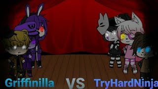 OLD《GLMV FNAF》 FNAF Singing Battle Griffinilla VS Tryhardninja Reupload Credits In Description [upl. by Adnawyek687]