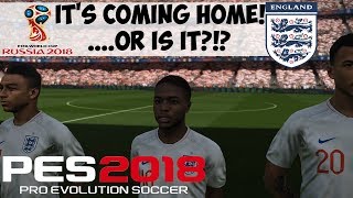 PES 2018  ENGLAND  World Cup Group Stage  Tunisia amp Panama  SMoKE X23 Patch [upl. by Atihana180]