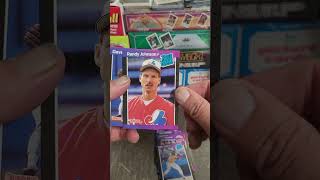 1989 Donruss Baseball Card Wax Pack Opening Rookie HIT vintagebaseballcards rookiecards [upl. by Strephonn]