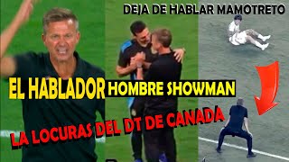 LAS REACCIONES del DT de CANADA y SU CRUCE con Rodri De Paul y SCALONI ARGENTINA CANADA COPA AMERICA [upl. by Tarra]