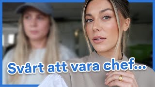 VLOGG  Hon måste steppa upp OCH ni får se vårt nya kontor [upl. by Rosalia60]