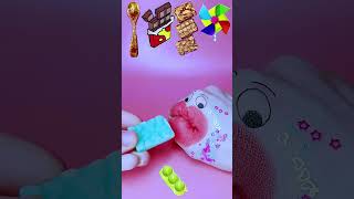 Handy Eating Snacks Candy 🥤 ASMR Eating show 👄 satisfyingasmr childhood snacks candy sweet 197 [upl. by Anett334]