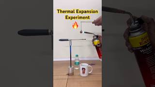 Thermal Expansion Temperature effect on metals physics science experiment shorts thermal [upl. by Noelc]