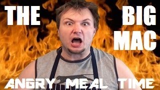 Make a Big Mac with Steak and Big Mac Sauce Recipe Angry Style Angry Meal Time [upl. by Inaflahk]