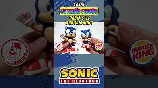 SONIC Habibs VS Burger King 🦔 sonic actionfigures figurasdeacao shorts [upl. by Lewan]