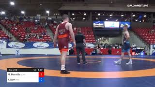 77 Kg Rnd Of 16 Mason Manville Nittany Lion Wrestling Club Vs Tyler Dow University Of Wisconsin [upl. by Anoirb407]