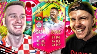 FIFA 19 CARNIBALL GABRIEL JESUS SQUAD BUILDER BATTLE vs GamerBrother🔥🔥 [upl. by Nelan]