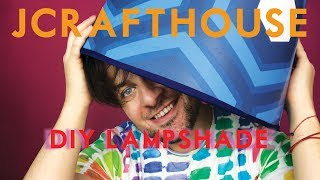 CREATE WITH ME DIY WALLPAPER LAMPSHADE  SURPRISE ENDING [upl. by Trebeh]