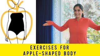 Exercises for Apple Shaped Body shorts by GunjanShouts [upl. by Shriner]