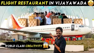 Vimaan Restaurant The Flight restaurant in Vijayawada🤩 New trip Announcement Vlog 121 [upl. by Eisserc608]