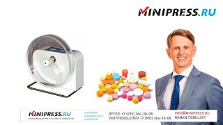 Labortablettenhärteanalysator CS04 Minipressru [upl. by Leonteen]