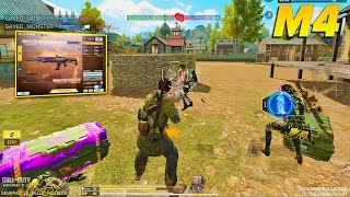 25 KILLS USING NO RECOIL  RED DOT M4 GUNSMITH 🔥  INTENSE FIGHT COD MOBILE GAMEPLAY [upl. by Eiser]