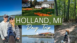 HOLLAND MICHIGAN VLOG Exploring Holland During Fall 🍁🎃 [upl. by Eceer]