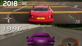 1998 TVR Cerbera Speed 12  Racing Games Evolution 19962018 [upl. by Silrak25]