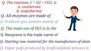 Chemical Technology Chemical process Engineering important MCQ for job preparation NFL IOCL [upl. by Aissat]