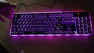 Unboxing si prezentare tastatura de gaming Redragon Dyaus K509 cu ilumintare RGB [upl. by Kuhn337]