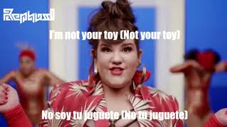 Netta  TOYLYRICS ENGLISH AND SPANISHLetra en Ingles y Español [upl. by Rosenwald]