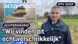 Noordtak Betuweroute duizenden extra goederentreinen door Overijssel  RTV Oost [upl. by Edahs]