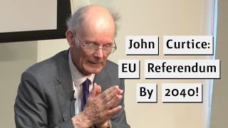 Sir John Curtice Expects An EU Referendum By 2040 [upl. by Ayotan]