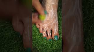 Easy pedicure At homeget fair feet shorts [upl. by Adnarrim]