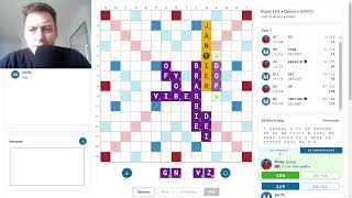 Scrabble game with commentary no443 [upl. by Ardnuaek]