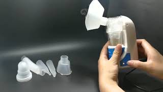 Quiet Home Nebulizer Inhaler Health Care Mini Handheld Portable Automizer Ultrasonic Nebulizer for C [upl. by Mayer73]