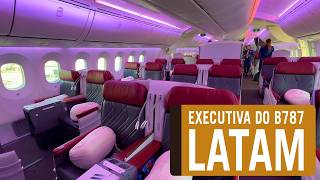 LATAM BUSINESS CLASS A MELHOR OPÇÃO DE VOO ENTRE O BRASIL E O CHILE A BORDO DO B787 [upl. by Walter]