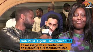 La diaspora mauritanienne de Bordeaux savoure lexploit des Mourabitounes [upl. by Enileoj428]