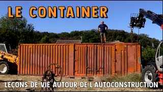 Autoconstruction en paille 16  LE CONTAINER [upl. by Silverstein]