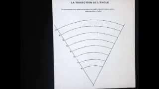 LA TRISECTION DE LANGLE [upl. by Ennayllek]