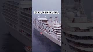 COSTA ESMERALDA EL MAS ECOLÓGICO cruise travel cruiseship curiosidades royalcaribbean [upl. by Einallem]