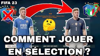 TUTO  Comment Être Appelé en Équipe Nationale  🤔 Carrière Joueur  FIFA 23 [upl. by Arrimat]