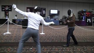 Smallsword vs Tomahawk amp Longknife demo at Combat Con 2011 [upl. by Raddie]